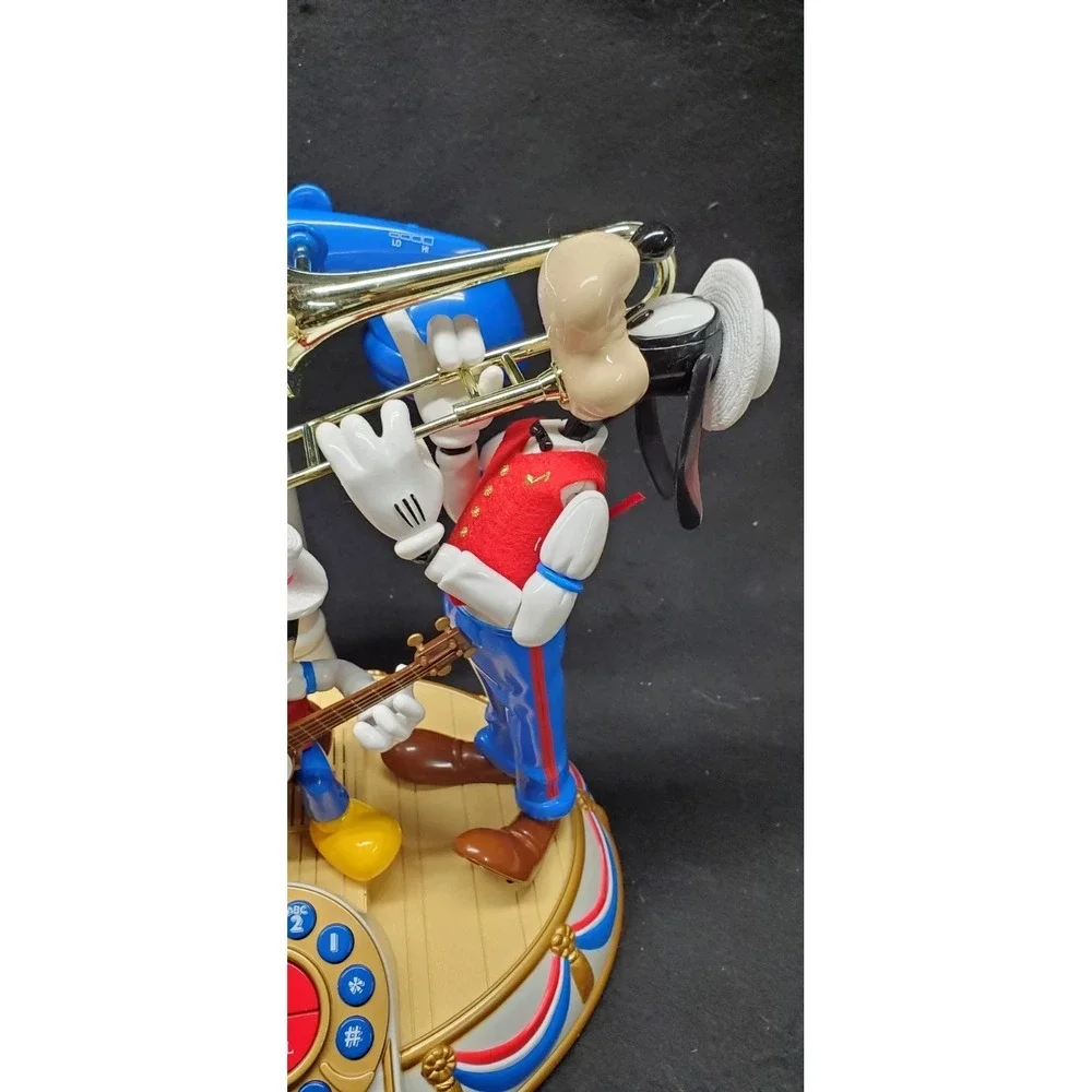 Vintage Disney Dixieland Band Telephone Mickey Donald Goofy Tested working